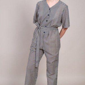 Ace & Jig Benji Gingham Jumpsuit, XS